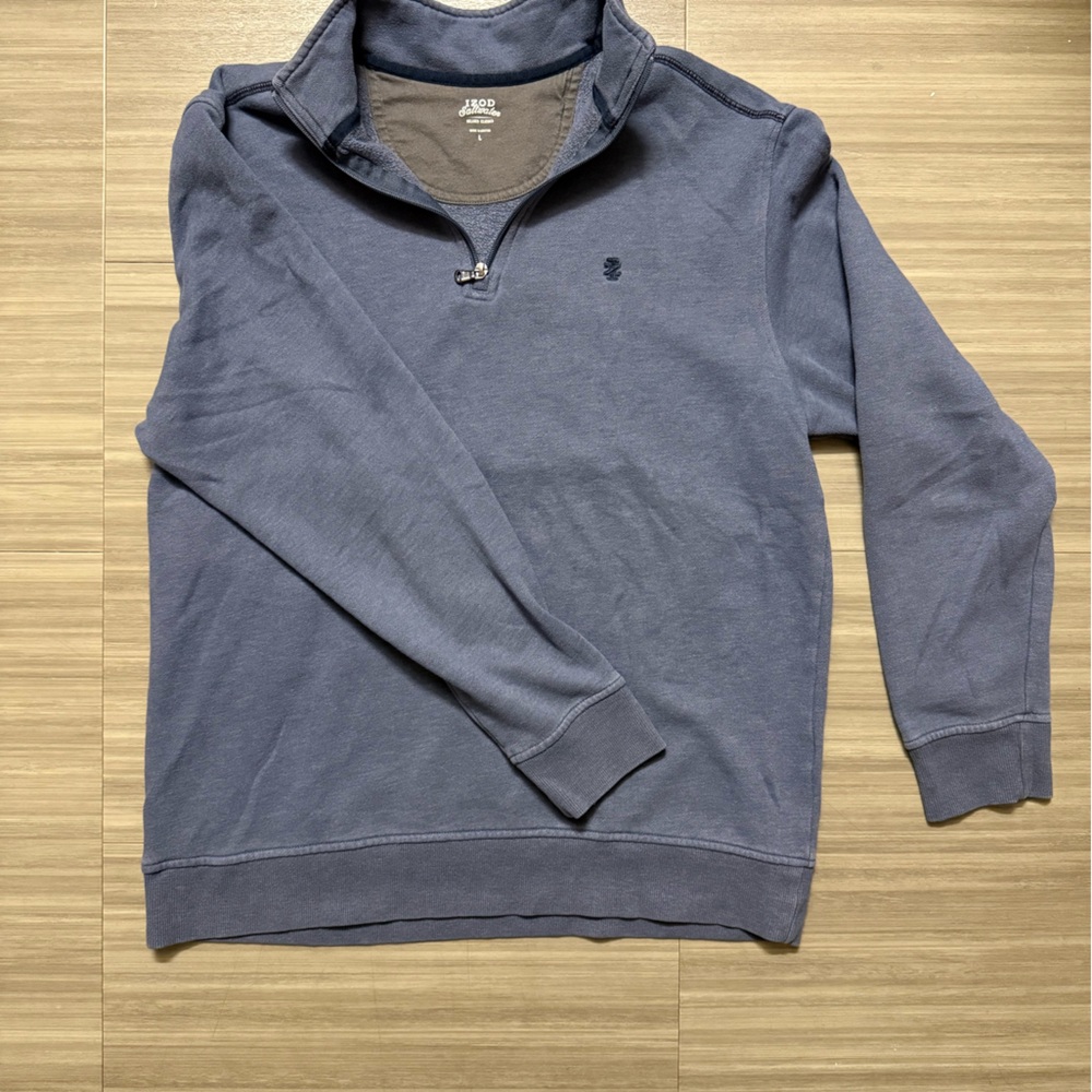 Izod Gray Relaxed Classics Sweatshirt